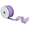 Nylon Pleated Elastic Mesh Lace Ribbon, for Garment Accessories, Plum, 3/4 inch(20mm), about 10.00 Yards(9.14m)/Roll