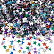 2000Pcs 10 Colors Acrylic Cabochons, Costume Accessories, Star, Mixed Color, 10x9.5x1.5mm, 200pcs/color