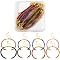 8Pcs 8 Colors Nylon Cord Bracelets, for Connector Charm Bracelet Making, with Lobster Claw Clasps & Chain Extenders, Mixed Color, 5-3/4~6x1/8x1/8 inch(14.7~15.2x0.3cm), 1pc/color