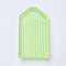 Tray Plate, Rhinestone Drill Point Plate, Yellow Green, 8.8x4.7x0.9cm