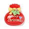 Christmas Opaque Resin Decoden Cabochons, Bag, 24x22.5x8mm