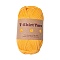 Polyester Cloth Yarn, For Hand Knitting Thick Thread, Crochet Cloth Yarn, Orange, 20mm, about 32.81 Yards(30m)/Skein