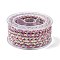 Braided Nylon Cord, for Jewelry Making, Round, Colorful, 3.8~5mm, about 2.19 Yards(2m)~3.28 Yards(3m)/Roll
