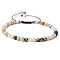 Adjustable Women's Amazonite Beaded Bracelet, with Simple and Versatile Hand-wove Bead, Show in Picture