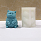 Silicone Candle Molds, Cat Shape, Mixed Color, 95x76mm
