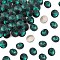 Preciosa® MAXIMA Crystal Round Stones, Czech Crystal, Bicone(436 11 177 Rivoli), Dura Foiling, 50730 Emerald, SS47(10.55~10.9mm)