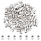 100Pcs 304 Stainless Steel Beads, Tube Beads, Stainless Steel Color, 6x4mm, Hole: 3mm