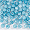 2 Strands Natural Blue Quartz Beads Strands, Imitation Amazonite Color, Round, Dyed, 12~13mm, Hole: 1mm, about 32pcs/strand, 15 inch