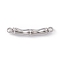 Non-Tarnish 304 Stainless Steel Connector Charms, Bamboo Stick Link, Stainless Steel Color, 23x3.5mm, Hole: 1.5mm