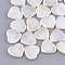 Acrylic Imitation Pearl Beads, AB Color, Heart, Seashell Color, 27x29x4.5mm, Hole: 1.5mm