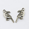 Alloy Pendants, Bird, Antique Silver, Cadmium Free & Nickel Free & Lead Free, 25x11x3mm