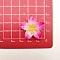 Opaque Resin Cabochons, Flowers, Camellia, 27x28.5x6mm