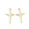 Alloy Pendants, Rack Plating, Star Charms, Golden, 19x11.5x2mm, Hole: 1.2mm