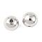 Brass Beads, Round, Cadmium Free & Nickel Free & Lead Free, Real Platinum Plated, 7mm, Hole: 1.2mm