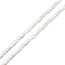 2 Strands Natural Freshwater Shell Beads Strands, Column, Floral White, 5x5mm, Hole: 0.7mm