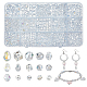 Nbeads 15 style brins de perles de verre galvanoplastie transparent EGLA-NB0001-25-1