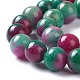 Chapelets de perles de jade blanche naturelle G-H245-01-3
