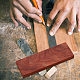 Unfinished Sandalwood for Knife Handle Crafts WOOD-WH0036-07-6