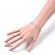 Unisex koreanische gewachste polyester schnur armbänder BJEW-JB04597-5