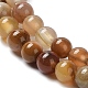 Bois pétrifié naturel brins de perles rondes G-P070-69-3mm-2