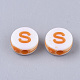 Perles en acrylique de style artisanal MACR-S299-045-2