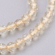 Chapelets de perles de citrine naturelle G-F568-123-4mm-3