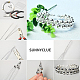 SUNNYCLUE 1 Box 50PCS Sterling Silver Beads Round Ball Beads 3mm Round Spacer Beads for Bracelet Necklace Jewelry DIY Crafts Making STER-SC0001-07-5