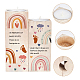 SUPERDANT Memorial Series Wooden Candle Holder and Candles Set AJEW-SD0001-15E-5