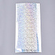 Láminas de vinilo artesanales adhesivas holográficas impermeables DIY-WH0167-03F-1