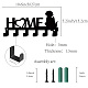 Word Home железные настенные вешалки с крючками AJEW-WH0156-123-4