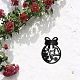 鉄壁の看板  金属芸術の壁の装飾  居間用  家  オフィス  庭園  キッチン  ホテル  バルコニー  300x220x1mm  穴：5mm AJEW-WH0286-070-5