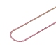 Ionenplattierung (IP) 304 Schlangenkette aus Edelstahl für Männer und Frauen NJEW-G076-01A-M-3