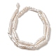 Hebras de perlas keshi de perlas barrocas naturales PEAR-E016-003-2