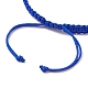 Bracelets de perles tressées en acrylique mot sagesse BJEW-JB09454-3