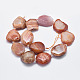 Chapelets de perles d'agate naturelle G-G747-01C-2