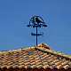オランウータン鉄風向インジケーター  屋外の庭の風の測定ツールのための風見鶏  鳥  270x358mm AJEW-WH0265-005-5