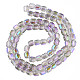 Placcare trasparente perle di vetro fili EGLA-N002-32-C12-2