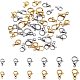 PandaHall Elite 60 pcs 304 Stainless Steel Lobster Claw Clasps for Jewelry Making Findings STAS-PH0012-01M-1