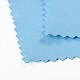 Tissu de daim tissu de polissage carré argent X-AJEW-G005-01-2