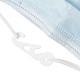 Crochet d'oreille réglable en plastique pour le couverture de bouche AJEW-TA0017-04-5
