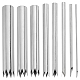 OLYCRAFT 8 Pcs Clay Hole Cutters Stainless Steel Punch Pottery Clay Sculpture Tools Sculpture Ceramic Tools for Pottery Ceramic Clay Craft Hole Puncher for Pottery Sculpture Modeling Toot Set TOOL-WH0159-12P-1