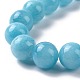 Natural Mashan Jade Round Beads Strands G-D263-12mm-XS20-6