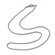 Collares de cadena de cuerda de 304 acero inoxidable X-STAS-M174-014P-B-4