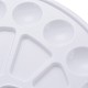 プラスチック水彩オイルパレット  ホワイト  16.9x0.9センチメートル  22.5x16.6x0.9センチメートル TOOL-TA0005-05-5