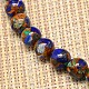 Synthetic Lapis Lazuli Round Bead Strands G-N0048-6mm-10-2