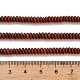Натуральные красные яшмы бусы пряди G-L635-A39-4x2mm-6