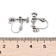Фурнитура для сережек-клипс из нержавеющей стали 316 X-STAS-K274-09P-3