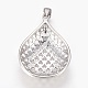 Fashionable 316 Stainless Steel Hollow Pendants STAS-F005-116-2