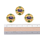 Perlas de esmalte de aleación de estilo chino ENAM-E329-32A-G-3