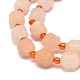 Chapelets de perles en aventurine rouge naturelle G-O201B-61A-2